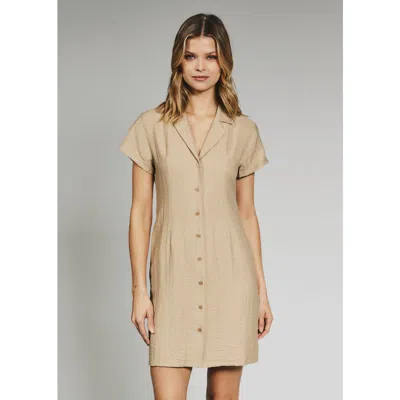 7diamonds Oasis Shirt Dress In Sand