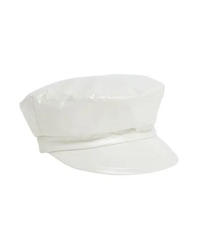 8 By Yoox Baker Boy Hat Woman Hat Beige Size M Polyurethane, Polyester