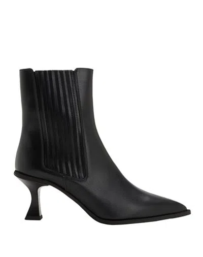 8 By Yoox Leather Chelsea Ankle Boots Woman Ankle Boots Black Size 11 Calfskin