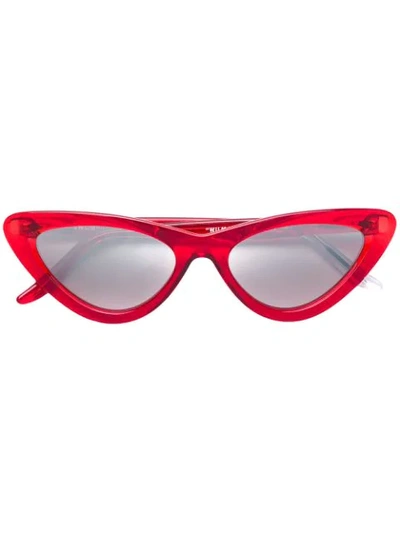 Snob Wilma Cat Eye Sunglasses - Red