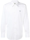 Vivienne Westwood Logo Long-sleeved Shirt In White