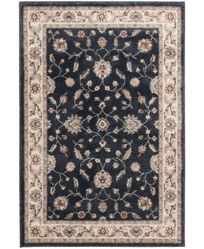 Km Home Poise Pse-7203 3'3" X 5' Area Rug In Blue