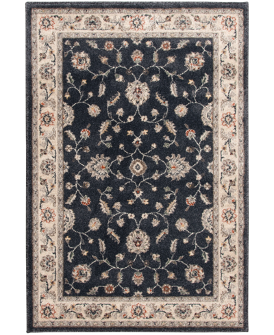 Km Home Closeout!  Poise Pse-7203 3'3" X 5' Area Rug In Blue