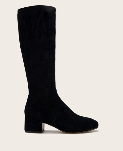 Gentle Souls Women's Ella Stretch Block Heel Boots In Black