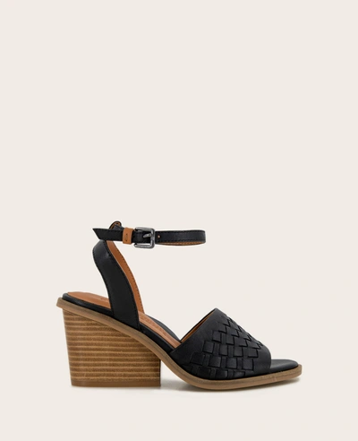 Gentle Souls Women's Nadia Wedge Heel Sandal In Black