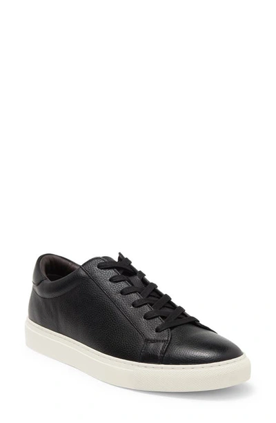 Vittorio Russo Adan Low Top Sneaker In Tumbled/ Valentina Black