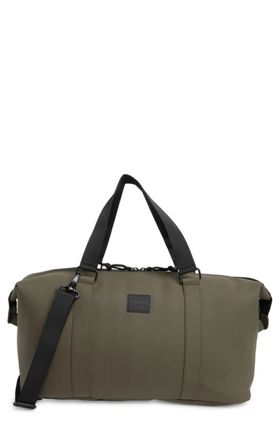 Duchamp Rubberized Duffle Bag In Olive