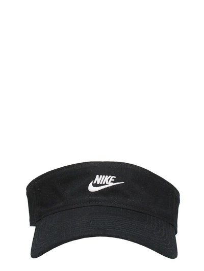 Nike Visor Cap In Black