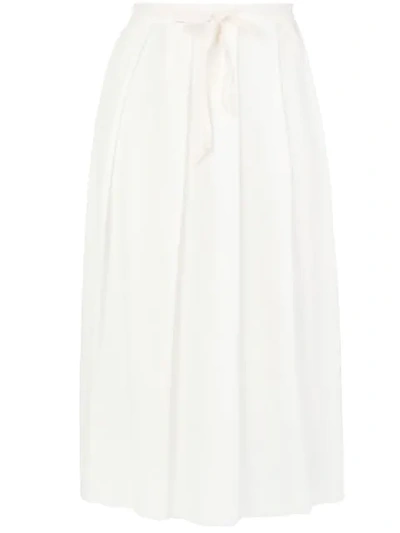 Kristensen Du Nord High Waist Skirt In White