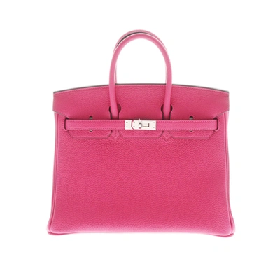 Hermes Birkin 25 Leather Handbag () In Pink