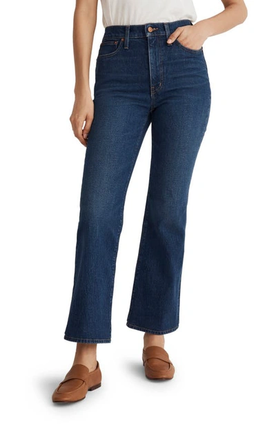 Madewell The Perfect Vintage High Waist Crop Flare Jeans In Corgan Wash