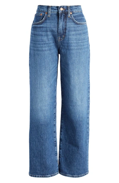 Madewell Wide Leg Stretch Denim Jeans In Fairfox Wash
