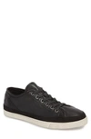 John Varvatos Star Usa Jet Lace-up Sneaker In Black Leather