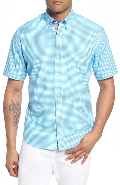 Tailorbyrd Aden Regular Fit Sport Shirt In Aqua