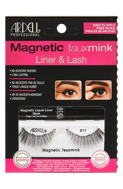 Ardell Magnetic Fauxmink Lashes Set In Black