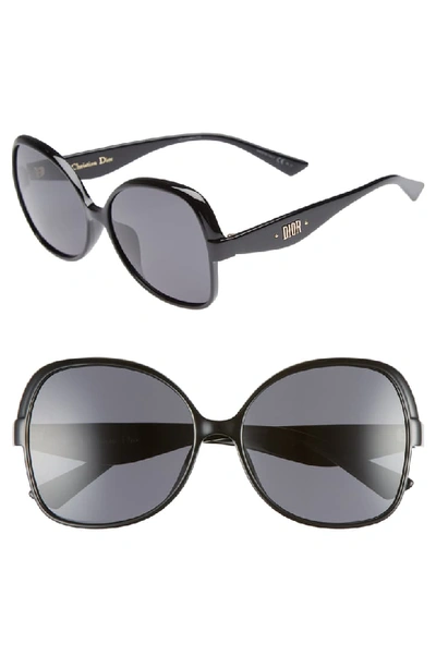 Dior Nuance F 60mm Sunglasses - Black