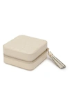 Wolf 'caroline' Travel Jewelry Case - Ivory In Cream