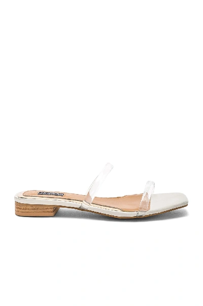 Jaggar Double Strap Sandals In Clear