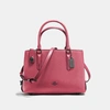 Coach Brooklyn Carryall 28 In Rouge/dark Gunmetal