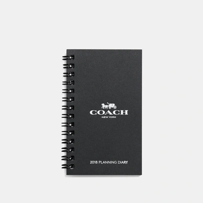 Coach 3x5 Spiral Diary Book Refill In White