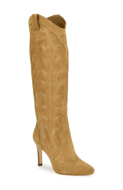 Nine West Radory Knee High Boot In Medium Natural