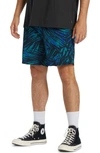 Billabong Surftrek Elastic Waist Shorts In Pacific