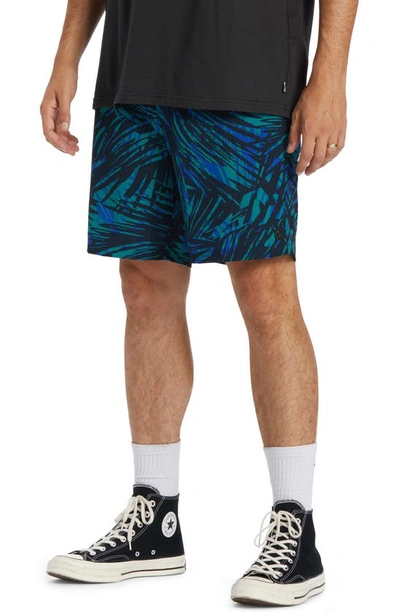 Billabong Surftrek Elastic Waist Shorts In Pacific