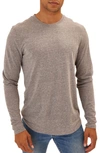 Threads 4 Thought Kye Slub Long Sleeve T-shirt In Heather Grey