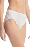 Hanky Panky Movecalm High Waist Briefs In Pearl/ Marsmallow