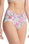 Hanky Panky Floral Retro Lace Vikini In Pressed Boquet Print