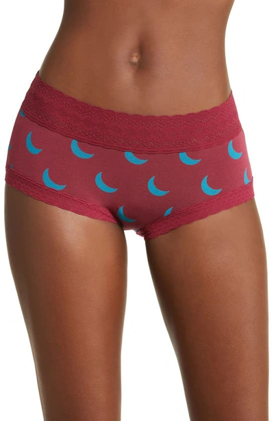 Meundies Feelfree Lace Hipster Briefs In Desert Moon