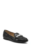 Adrienne Vittadini Dru Flat In Black Patent