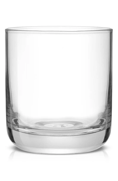 Joyjolt Faye Set Of 6 Double Old Fashioned Glasses In Clear