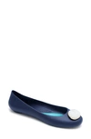 Okabashi Izzie Matte Ballet Flat In Sapphire