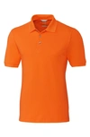 Cutter & Buck Advantage Golf Polo In Orange Bur