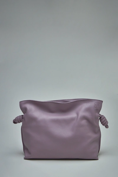 Loewe Flamenco Clutch Bag In Grey