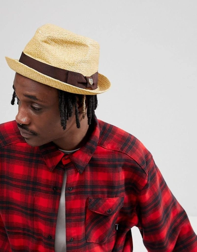 Brixton Castor Fedora In Tan Tan ModeSens