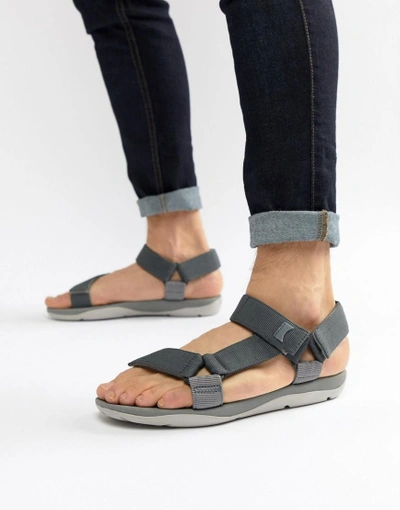 Camper Match Strap Sandals In Gray - Gray | ModeSens