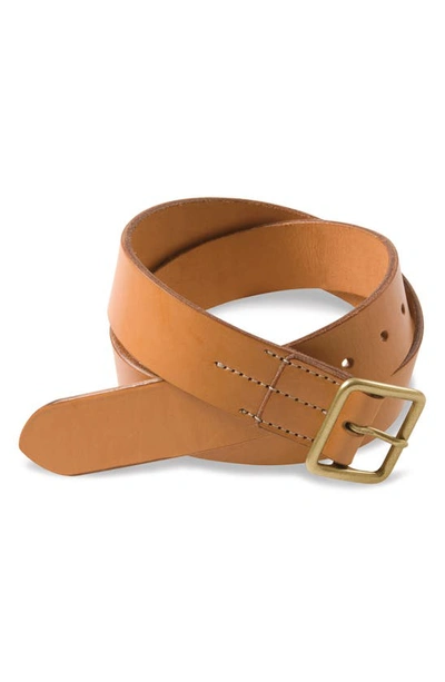 Red Wing 96563 Heritage Vegetable Tanned Belt In Neutral English Bridle