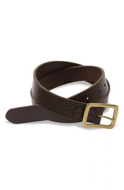 Red Wing Leather Belt In Dark Brown English Bridle