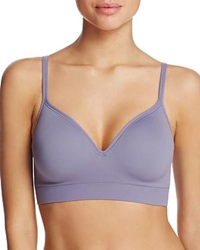 Yummie Dawn Wireless Contour Bralette In Blue Granite