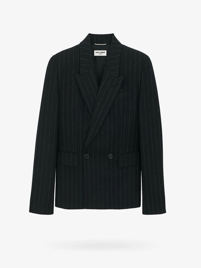 Saint Laurent Blazer In Black