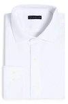 Jb Britches Yarn-dyed Solid Dress Shirt In White