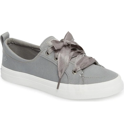 sperry crest vibe satin lace sneaker