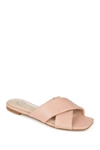 Journee Collection Carlotta Slide Sandal In Blush