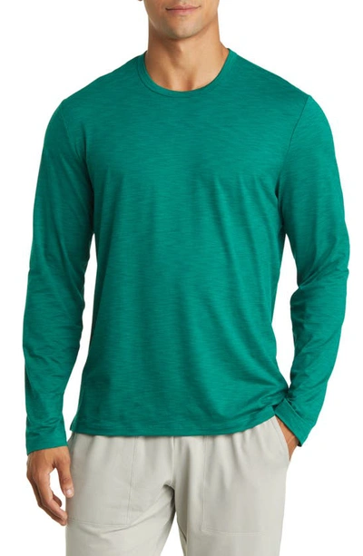 Zella Perform Train Long Sleeve T-shirt In Green Aventurine