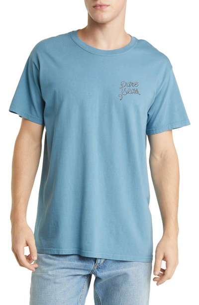 Dark Seas Salty Rodeo Graphic Tee In Blue Fin