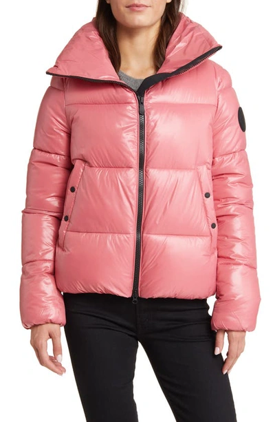 Save The Duck Isla Insulated Windproof & Water Repellent Puffer Jacket In Bloom Pink
