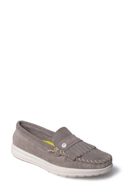 Minnetonka Kylee Kilty Slip-on Sneaker In Grey