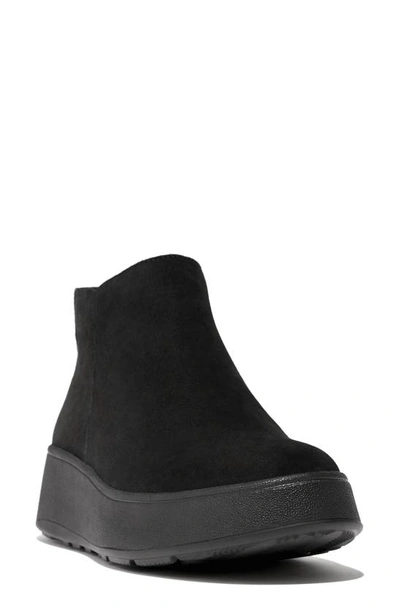 Fitflop F-mode Platform Bootie In All Black